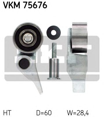 VKM 75676 SKF Ролик модуля натягувача ременя1